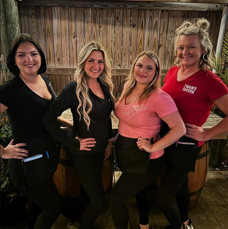 The crew at Twain's Tavern
